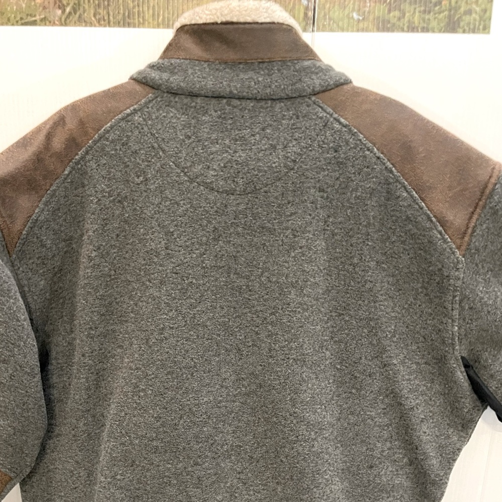 KUHL Mens Fleece Jacket W/ Suede MicroFleece on shoulders/elbows NWOT  Mens XL - Picture 7 of 17